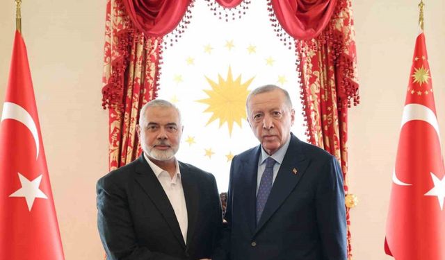 Cumhurbaşkanı Erdoğan’ın Hamas Siyasi Büro Başkanı Haniye ile görüşmesi sona erdi