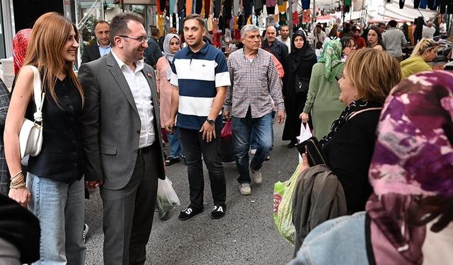 Gaziosmanpaşa Belediye Başkanı Bahçetepe’den pazar yeri ziyareti