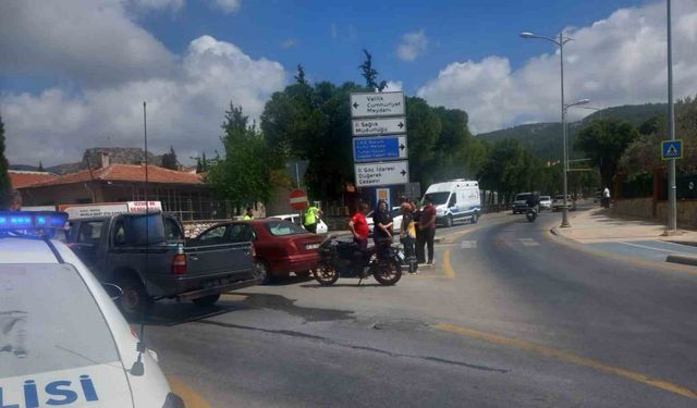 Menteşe’de trafik kazası 1 yaralı