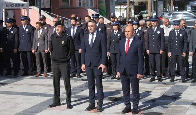 Sarıgöl’de Türk Polis Teşkilatının 179. yıl dönümü kutlandı