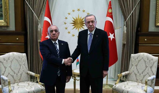 Cumhurbaşkanı Erdoğan, Azerbaycan Başbakanı Asodov’u kabul etti