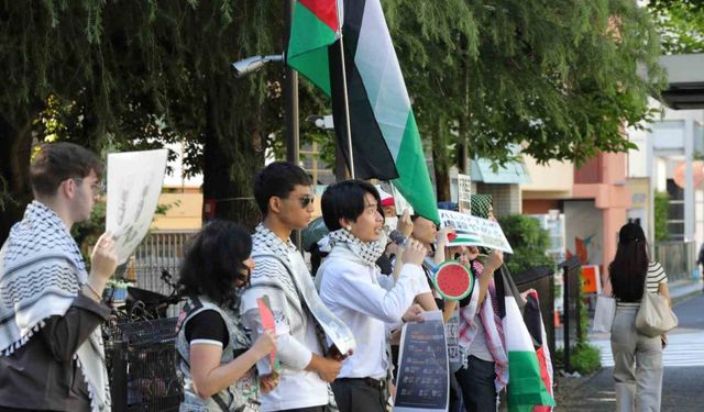Japonya’da kamu yayıncısı NHK televizyonuna "İsrail" protestosu