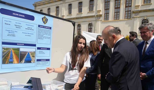 Lise öğrencilerinden önemli proje: Hem tarım alanları sulanacak hem de enerji üretilecek