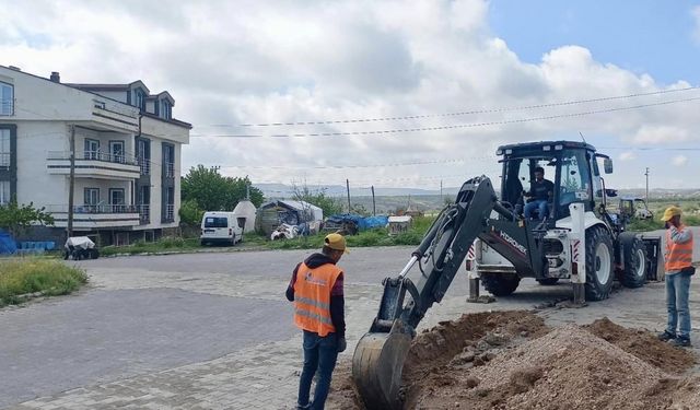 Ürgüp’te doğalgaz çalışmaları kaldığı yerden devam ediyor