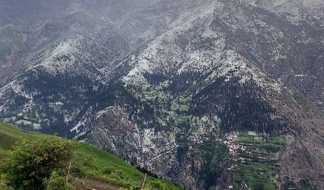 Artvin’de dolu yağışı