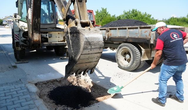 10 kilometre yeni yol 38 kilometre yolda regraj yapıldı