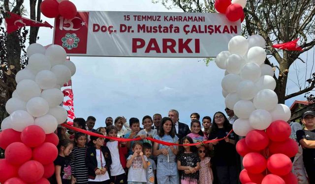 15 Temmuz kahramanının adı, Mengen’de çocuk parkına verildi