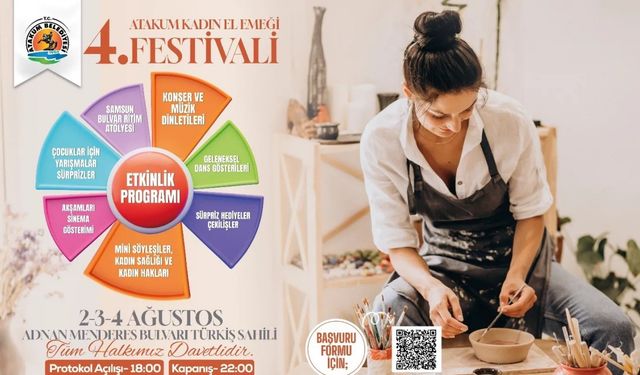 ’4. Kadın El Emeği Festivali’ Atakum sahilinde başlıyor