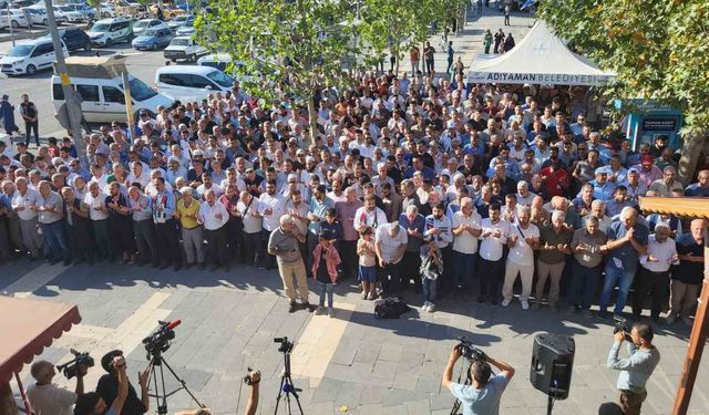 Adıyaman’da Hamas lideri Haniye için gıyabi cenaze namazı kılındı