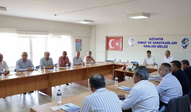 Başkan Kahveci: "Belediye olarak esnaf ve sanatkarın yanındayız"