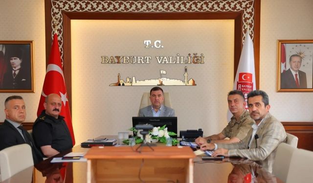 Bayburt’ta ’Metanfetaminle Mücadele Eylem Planı’ toplantısı gerçekleştirildi