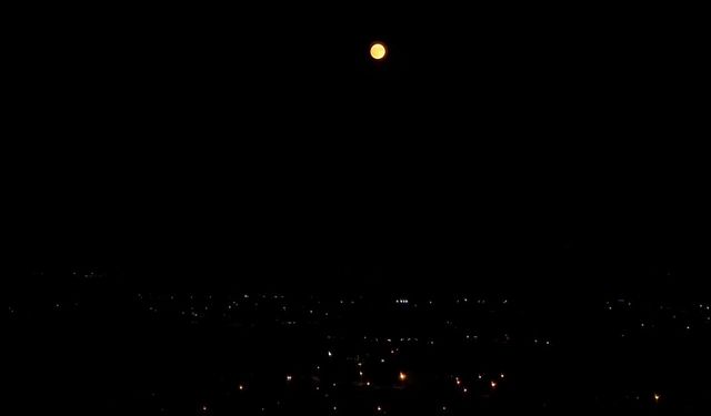 Dolunay görenleri hayran bıraktı