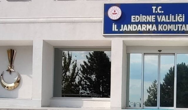 Edirne jandarmasından uyuşturucu operasyonu