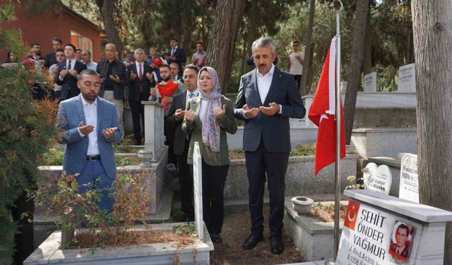 Edirne’deki şehitler kabirleri başında anıldı