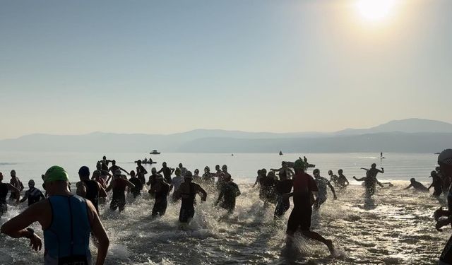 Eğirdir Triatlonu Türkiye Kupası sona erdi