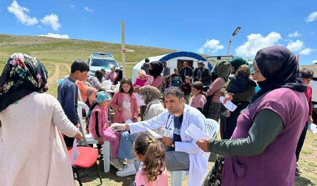 Göçerlere sağlık desteği