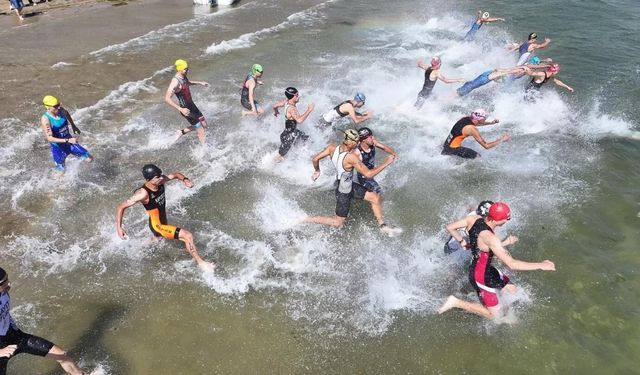 Isparta’da Eğirdir Triatlonu Türkiye Kupası Yarışları başladı