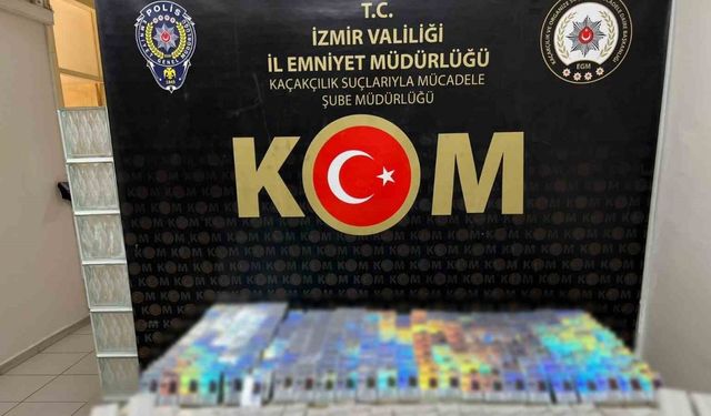 İzmir’de kaçakçılara eş zamanlı operasyon