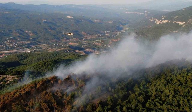 Karabük’teki orman yangını kısmen kontrol altına alındı