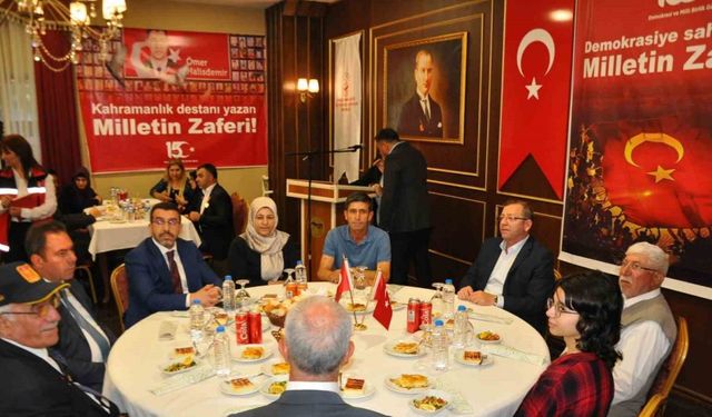 Kars’ta şehit aileleri ve gaziler bir araya geldi