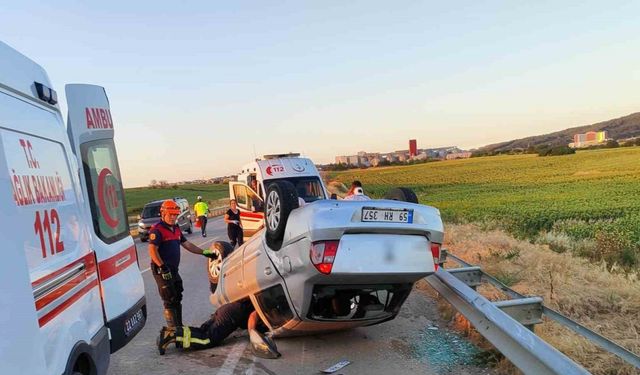 Keşan’daki trafik kazasında 2’si çocuk 4 kişi yaralandı