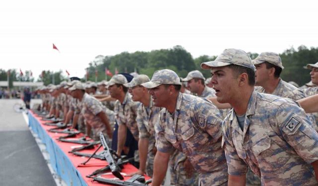 Kütahya’da bedelli askerler için yemin töreni