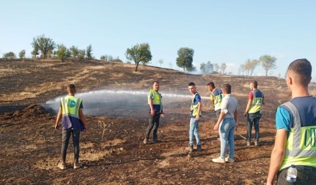 Kütahya’da çıkan orman yangını 1 saatte söndürüldü