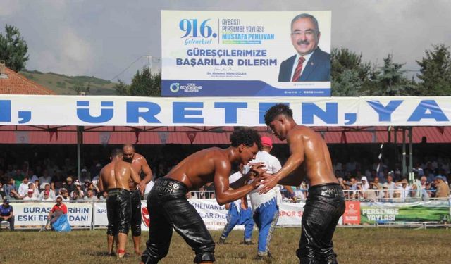 Ordu’da pehlivanlar kıran kırana yarıştı