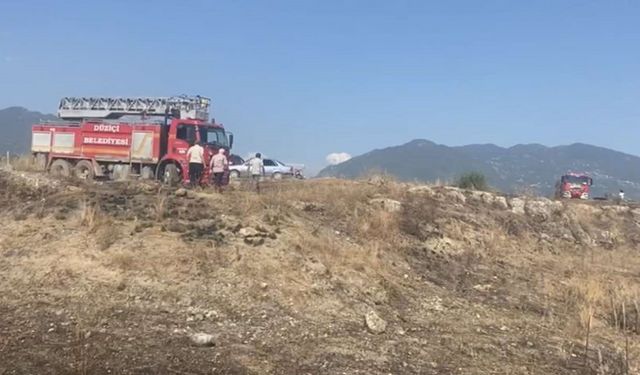 Osmaniye’de makilik alanda çıkan yangın söndürüldü