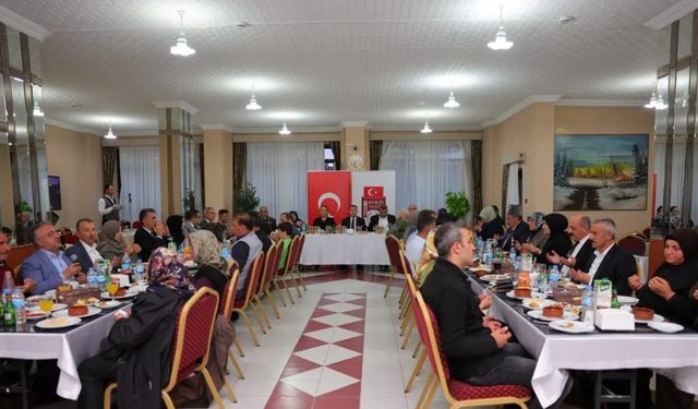 Şehit ve gazi aileleri onuruna yemek programı düzenlendi