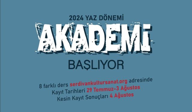 Serdivan Kültür Sanat’ta akademi başlıyor