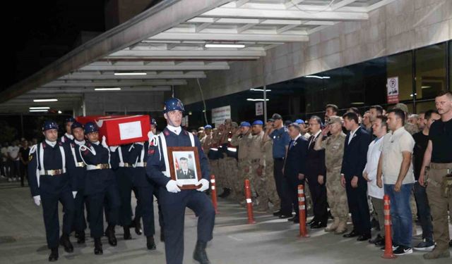 Siirt’te hastanede hayatını kaybeden uzman çavuş memleketine uğurlandı