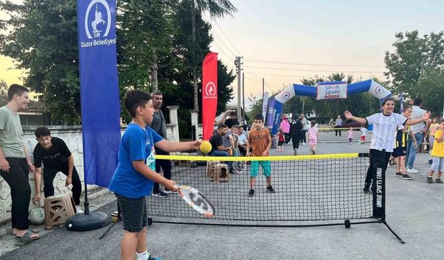 Spor mahalleye taşındı mahalde çocuklar mutlu oldu