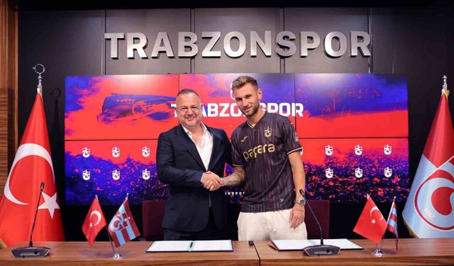 Trabzonspor, Denis Draguş için imza töreni düzenlendi