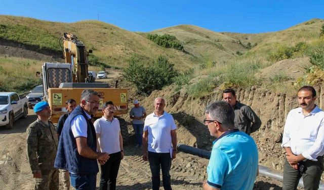 Vali Çelik, kentin su sorunun çözmek için çaba harcıyor