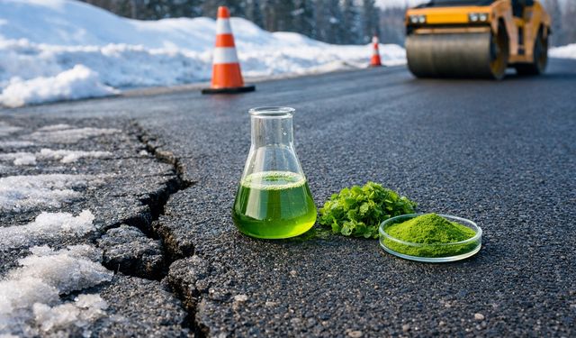 Yosunlardan Gelen Yenilik: Soğuk İklimlere Dayanıklı ve Düşük Karbonlu Asfalt