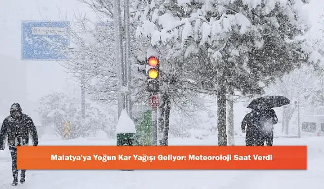 Malatya’da Sert Kış Alarmı: Yoğun Kar ve Dondurucu Soğuk Kapıda