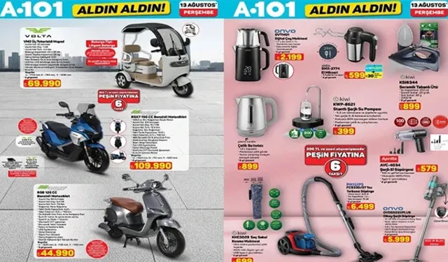 A101 Raflarında Ağustos Fırsatları Başlıyor: Teknolojiden Mutfağa Binlerce Ürün Listelendi