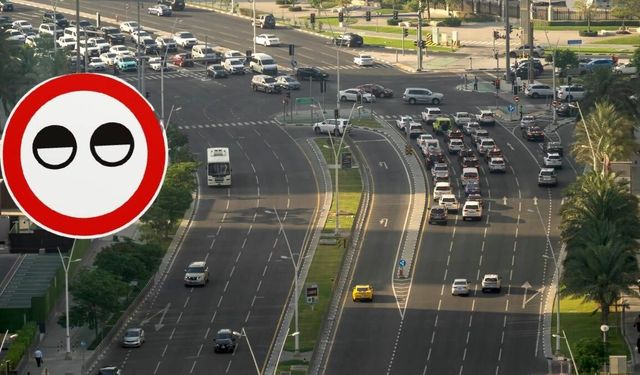 Kısık Gözlere Benzeyen Tabelanın Sırrı Ortaya Çıktı! Sürücüler Meğer Buna Dikkat Etmeliymiş