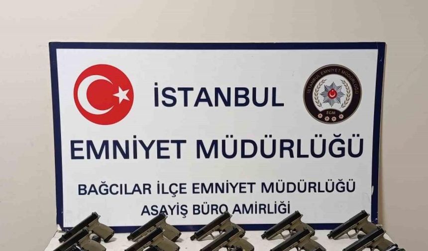 İstanbul’da yasa dışı silah ticareti operasyonu: 17 silah ele geçirildi
