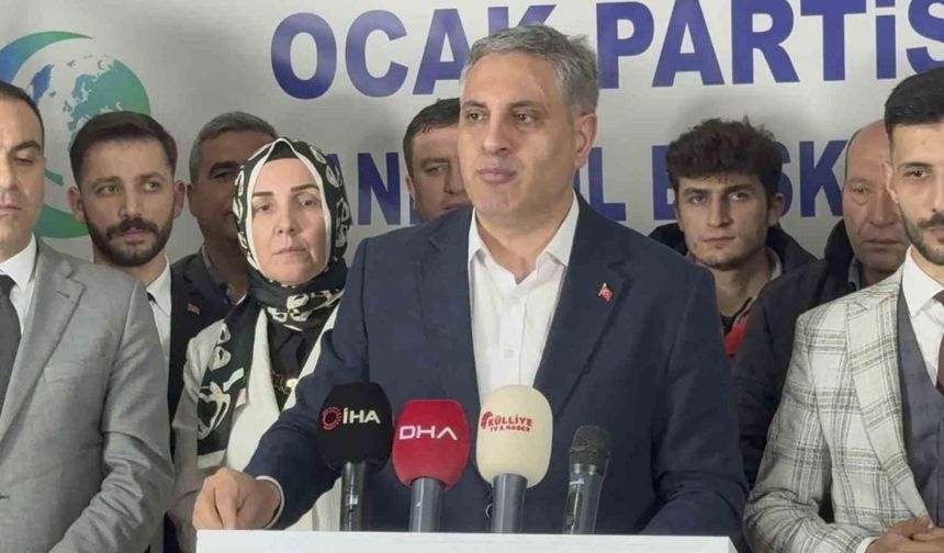 Ocak Partisi Genel Başkanı Canpolat, İstanbul’da AK Parti’yi destekleyecekleri duyurdu