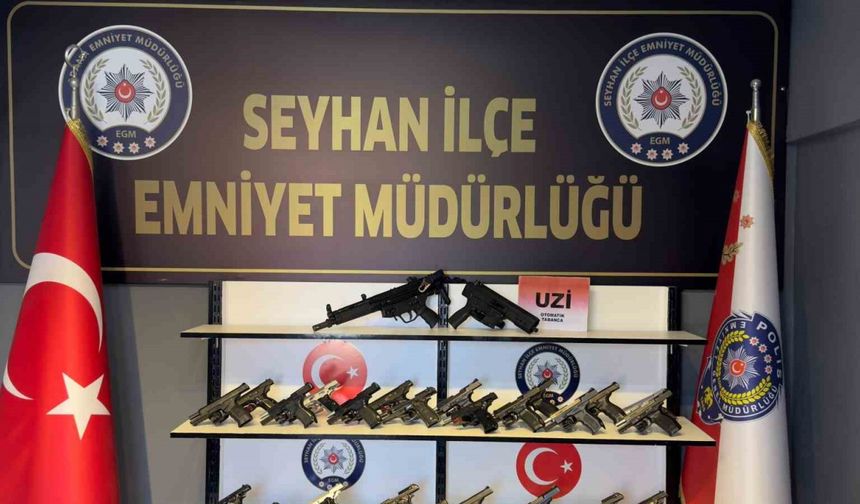 Adana’da 54 ruhsatsız silah ele geçirildi, 373 kişi yakalandı