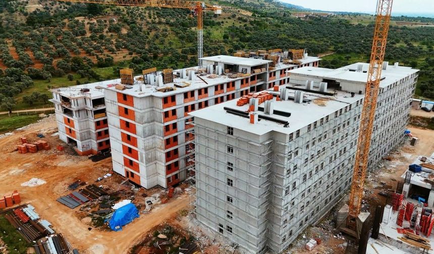 Aydın’da yeni öğrenci yurdu inşası sürüyor