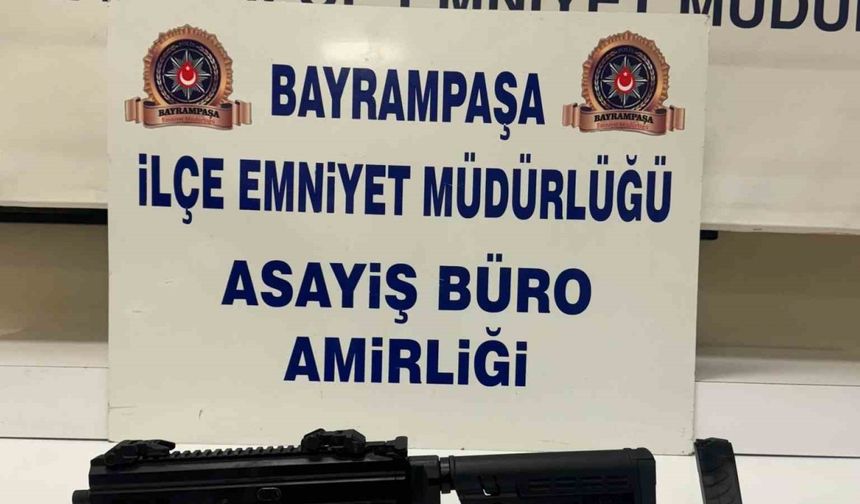 Bayrampaşa’da işyerine yapılan baskında otomatik tüfek ele geçirildi: 1 gözaltı