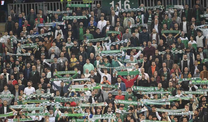 Bursaspor, deplasmanda 1 maç seyircisiz oynama cezası aldı