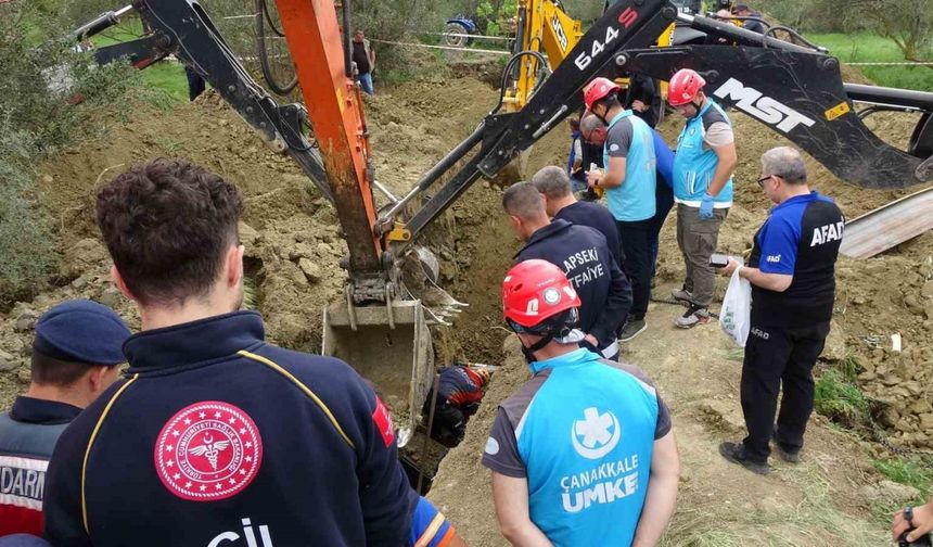 Çanakkale’de 2 kişinin hayatını kaybettiği toprak kaymasında 1 gözaltı