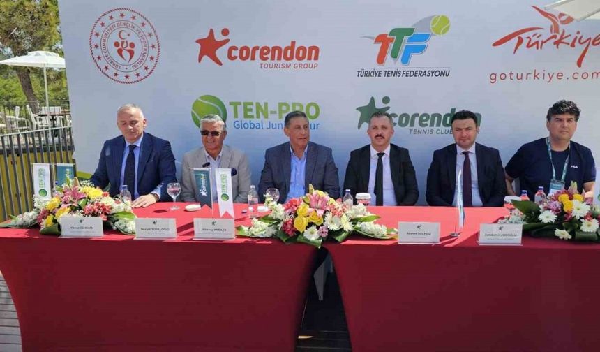 Corendon Tennis Club Kemer, Uluslararası TEN PRO - Turkish Bowl Tenis Turnuvası ile açıldı