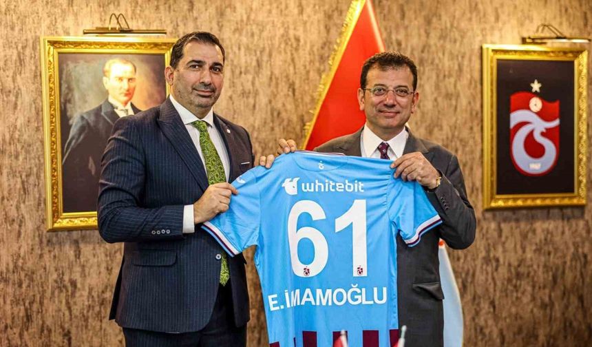 Ekrem İmamoğlu, Trabzonspor’u ziyaret etti
