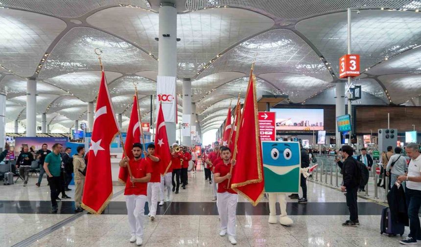İstanbul Havalimanı’nda 23 Nisan coşkuyla kutlandı