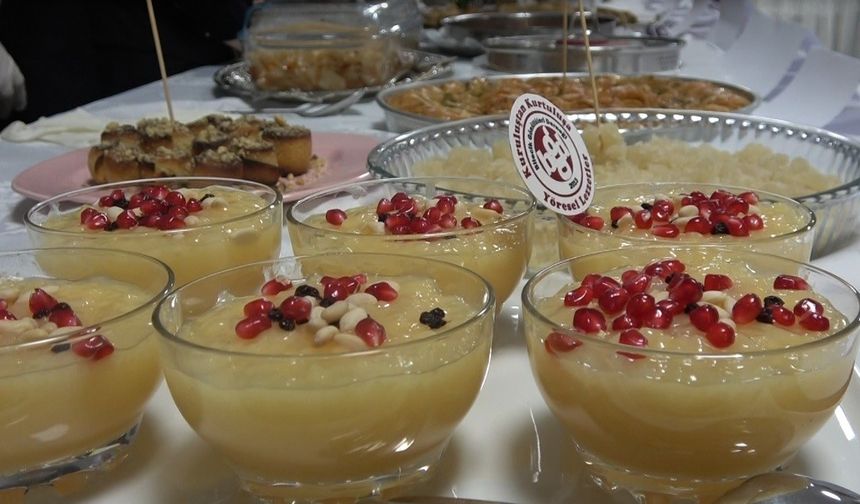 Osmanlı döneminde şehzade sünnetlerinde ikram edilen ’zerde’ tatlısı yarışmada birinci oldu